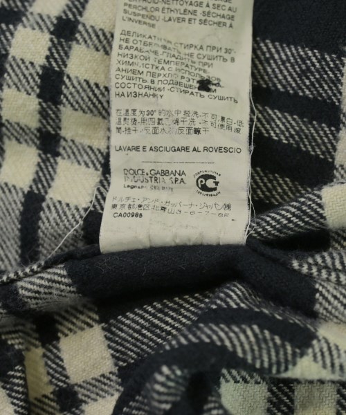 DOLCE&GABBANA（ドルチェアンドガッバーナ）カジュアルシャツ 紺 サイズ:15(S位) メンズ/2200706204025
