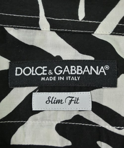 DOLCE&GABBANA（ドルチェアンドガッバーナ）カジュアルシャツ 黒 サイズ:40(L位) メンズ/2200706306491