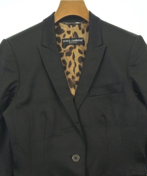 DOLCE&GABBANA（ドルチェアンドガッバーナ）テーラードジャケット 黒 サイズ:40(M位) レディース/2200706306781