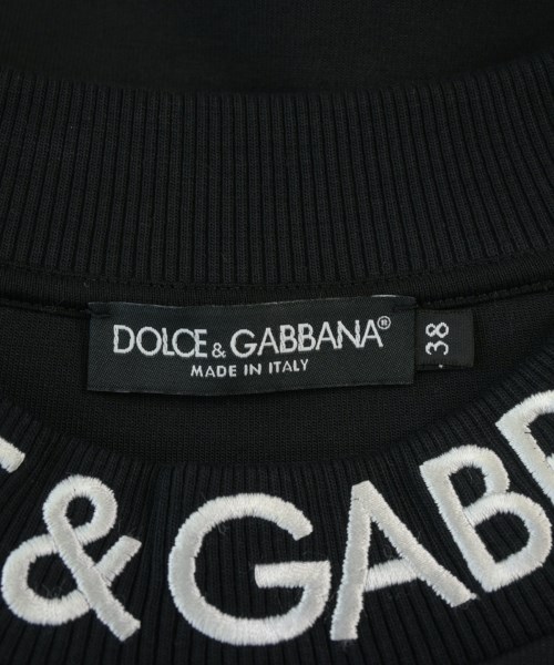 DOLCE&GABBANA（ドルチェアンドガッバーナ）スウェット 黒 サイズ:38(S位) レディース/2200709359104
