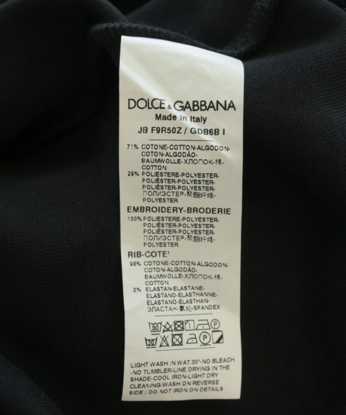DOLCE&GABBANA（ドルチェアンドガッバーナ）スウェット 黒 サイズ:38(S位) レディース/2200709359104