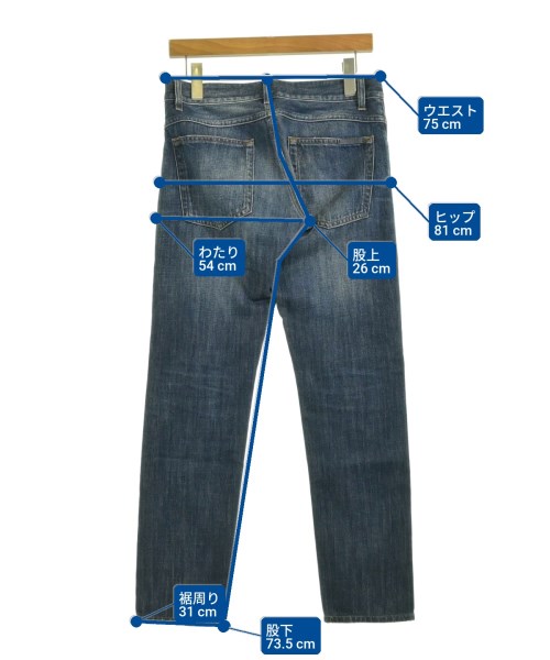 DOLCE&GABBANA（ドルチェアンドガッバーナ）デニムパンツ 紺 サイズ:44(S位) メンズ/2200706395068