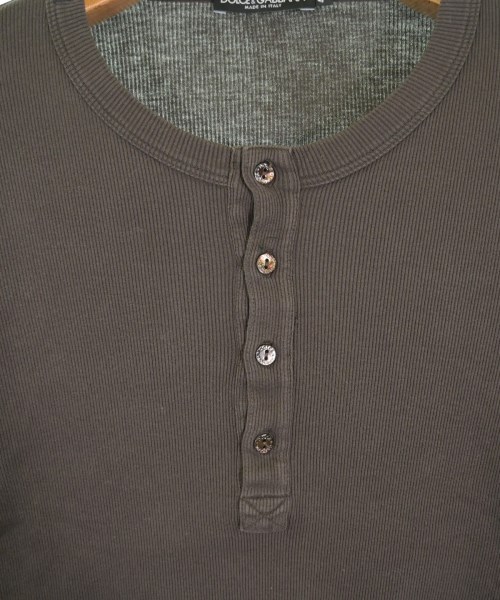 DOLCE&GABBANA（ドルチェアンドガッバーナ）Tシャツ・カットソー 茶 サイズ:44(S位) メンズ/2200706395075