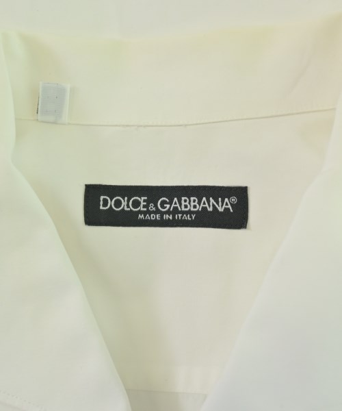 DOLCE&GABBANA（ドルチェアンドガッバーナ）ドレスシャツ 白 サイズ:41(XL位) メンズ/2200706345056