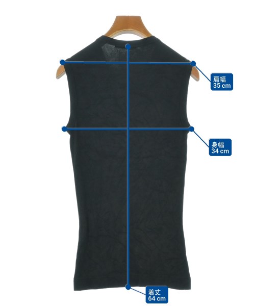 DOLCE&GABBANA（ドルチェアンドガッバーナ）ノースリーブ 黒 サイズ:40(M位) レディース/2200708063255