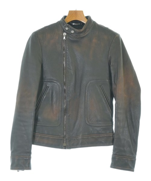 DOLCE&GABBANA(ドルチェアンドガッバーナ)ライダース 茶 サイズ:44(S位)/2200662584049