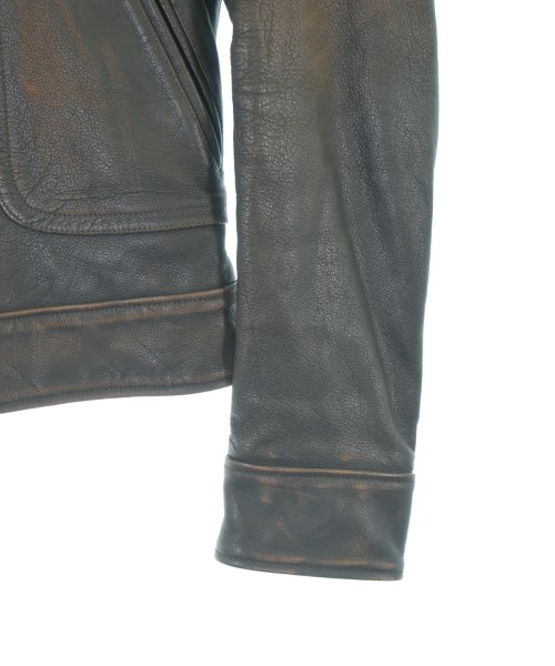 DOLCE&GABBANA（ドルチェアンドガッバーナ）ライダース 茶 サイズ:44(S位) メンズ/2200662584049