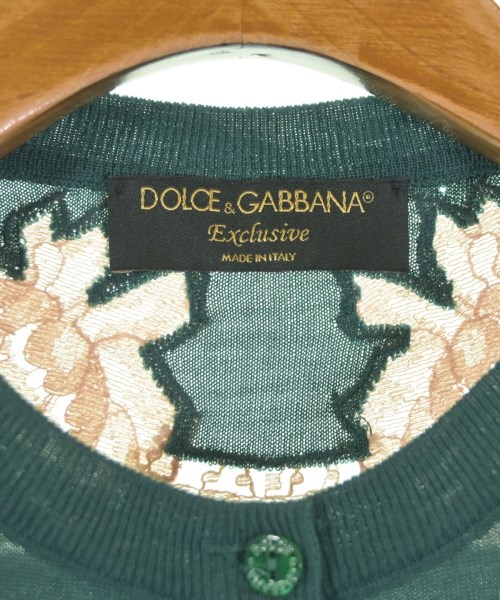 DOLCE&GABBANA（ドルチェアンドガッバーナ）カーディガン 緑 サイズ:38(S位) レディース/2200656165117