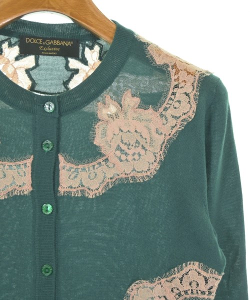 DOLCE&GABBANA（ドルチェアンドガッバーナ）カーディガン 緑 サイズ:38(S位) レディース/2200656165117