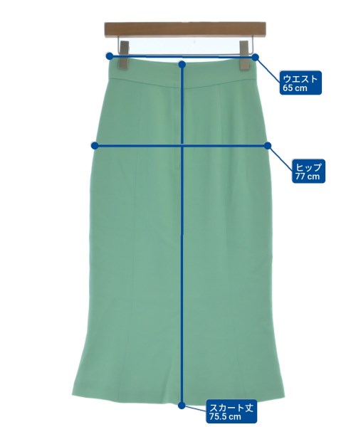 DOLCE&GABBANA（ドルチェアンドガッバーナ）ロング・マキシ丈スカート 緑 サイズ:38(S位) レディース/2200656165131