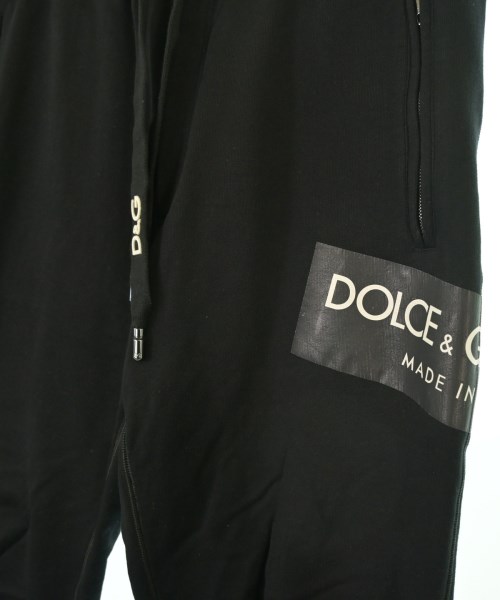 DOLCE&GABBANA（ドルチェアンドガッバーナ）スウェットパンツ 黒 サイズ:46(M位) メンズ/2200663442089