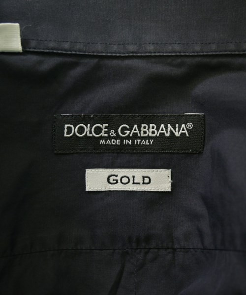 DOLCE&GABBANA（ドルチェアンドガッバーナ）ドレスシャツ 紺 サイズ:39(M位) メンズ/2200664416058