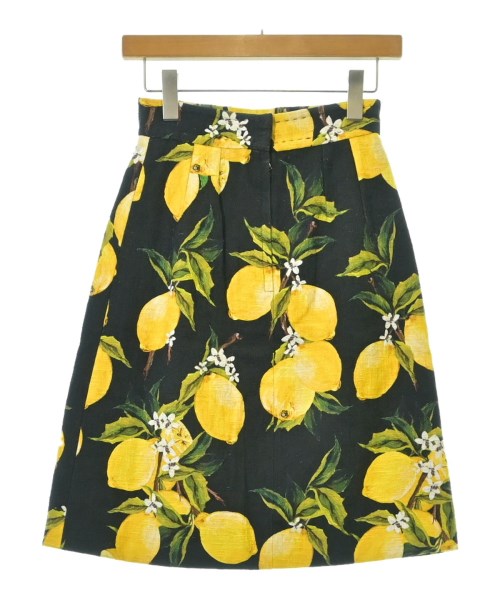 DOLCE&GABBANA（ドルチェアンドガッバーナ）ひざ丈スカート 黒 サイズ:36(XS位) レディース/2200664609092