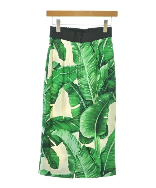 DOLCE&GABBANA（ドルチェアンドガッバーナ）ひざ丈スカート 緑 サイズ:36(XS位) レディース/2200664609108