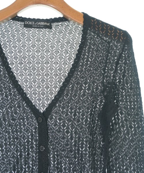 DOLCE&GABBANA（ドルチェアンドガッバーナ）カーディガン 黒 サイズ:36(XS位) レディース/2200664609122