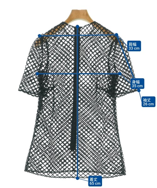 DOLCE&GABBANA（ドルチェアンドガッバーナ）ブラウス 黒 サイズ:-(XS位) レディース/2200664609344