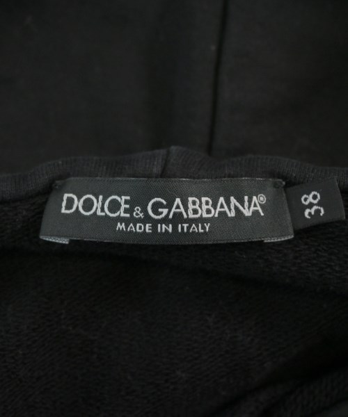 DOLCE&GABBANA（ドルチェアンドガッバーナ）パーカー 黒 サイズ:38(S位) レディース/2200664724092