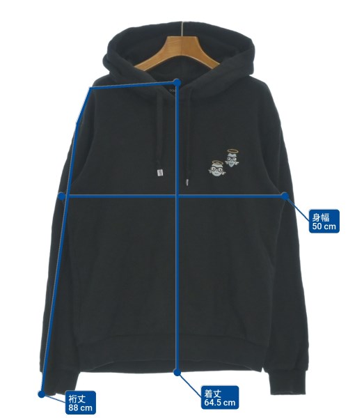 DOLCE&GABBANA（ドルチェアンドガッバーナ）パーカー 黒 サイズ:38(S位) レディース/2200664724092