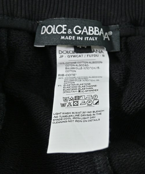 DOLCE&GABBANA（ドルチェアンドガッバーナ）ショートパンツ 黒 サイズ:44(S位) メンズ/2200665474057