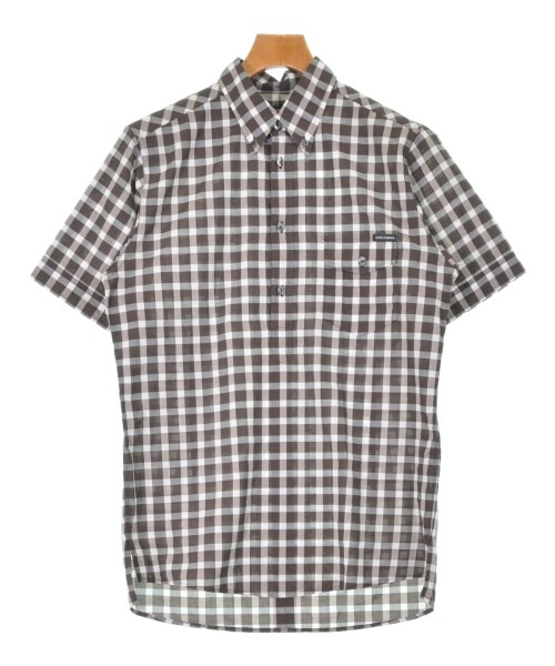 DOLCE&GABBANA(ドルチェアンドガッバーナ)カジュアルシャツ 茶 サイズ:40(L位)/2200667884311