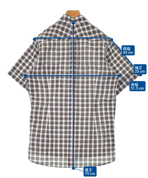 DOLCE&GABBANA（ドルチェアンドガッバーナ）カジュアルシャツ 茶 サイズ:40(L位) メンズ/2200667884311