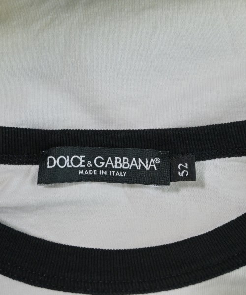 DOLCE&GABBANA（ドルチェアンドガッバーナ）Tシャツ・カットソー 白 サイズ:52(XXL位) メンズ/2200667970151