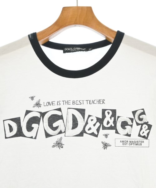 DOLCE&GABBANA（ドルチェアンドガッバーナ）Tシャツ・カットソー 白 サイズ:52(XXL位) メンズ/2200667970151