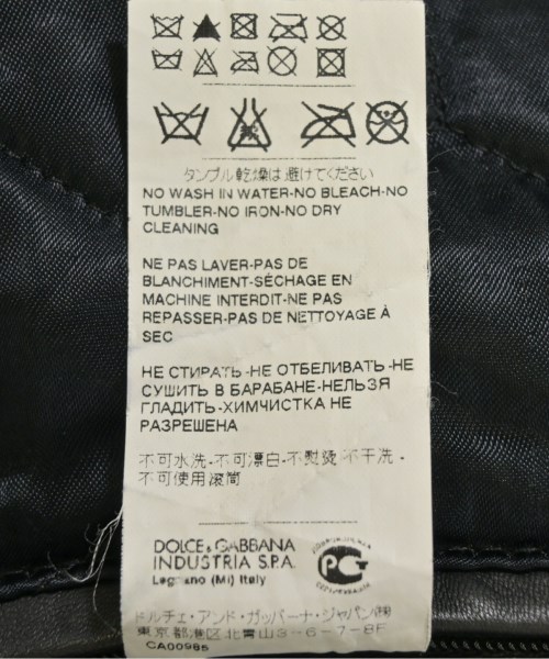 DOLCE&GABBANA（ドルチェアンドガッバーナ）その他 黒 サイズ:46(M位) メンズ/2200668752015