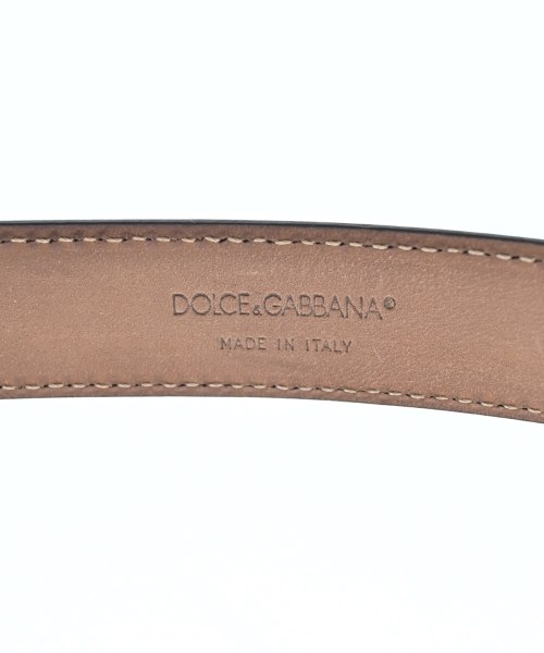 DOLCE&GABBANA（ドルチェアンドガッバーナ）ベルト 黒 サイズ:- メンズ/2200670488018