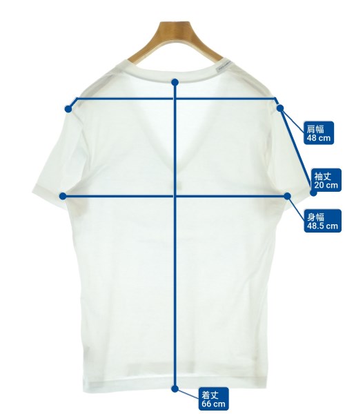DOLCE&GABBANA（ドルチェアンドガッバーナ）Tシャツ・カットソー 白 サイズ:-(XS位) メンズ/2200671717261