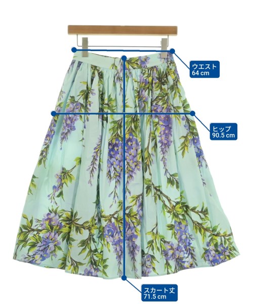 DOLCE&GABBANA（ドルチェアンドガッバーナ）ロング・マキシ丈スカート 青 サイズ:40(M位) レディース/2200668388078