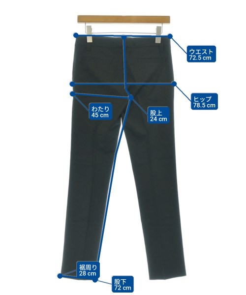 DOLCE&GABBANA（ドルチェアンドガッバーナ）スラックス 黒 サイズ:36(XS位) レディース/2200728683037