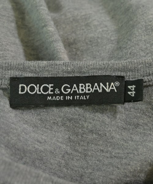 DOLCE&GABBANA（ドルチェアンドガッバーナ）Tシャツ・カットソー グレー サイズ:44(S位) メンズ/2200729177092