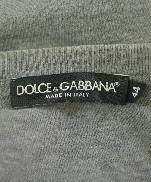 DOLCE&GABBANA（ドルチェアンドガッバーナ）Tシャツ・カットソー グレー サイズ:44(S位) メンズ/2200729177108