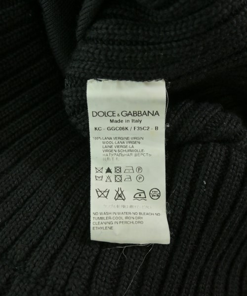 DOLCE&GABBANA（ドルチェアンドガッバーナ）カーディガン 黒 サイズ:44(S位) メンズ/2200723330714