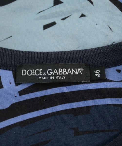 DOLCE&GABBANA（ドルチェアンドガッバーナ）Tシャツ・カットソー 青 サイズ:46(M位) メンズ/2200730371014