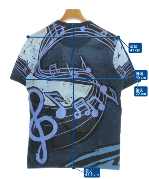 DOLCE&GABBANA（ドルチェアンドガッバーナ）Tシャツ・カットソー 青 サイズ:46(M位) メンズ/2200730371014