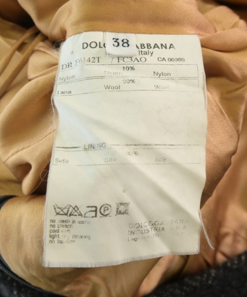 DOLCE&GABBANA（ドルチェアンドガッバーナ）ワンピース グレー サイズ:38(S位) レディース/2200725424060