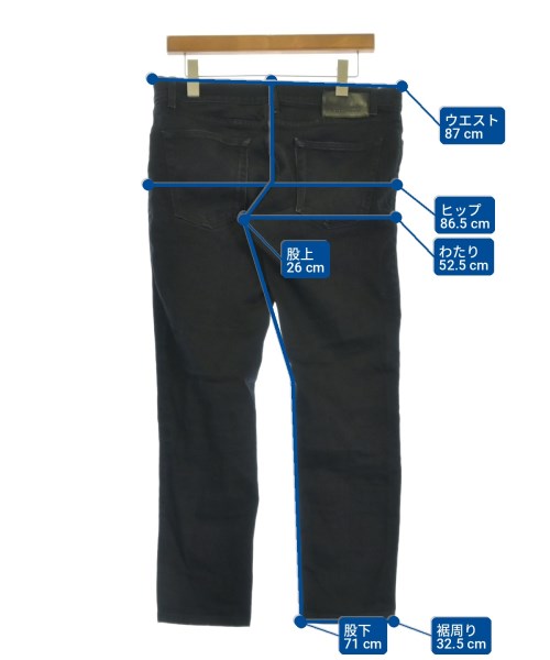 DOLCE&GABBANA（ドルチェアンドガッバーナ）デニムパンツ 黒 サイズ:48(L位) メンズ/2200731154104