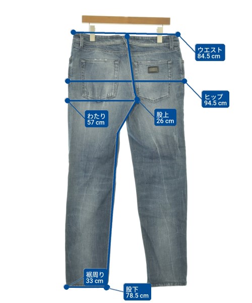 DOLCE&GABBANA（ドルチェアンドガッバーナ）デニムパンツ 青 サイズ:52(XXL位) メンズ/2200731154135