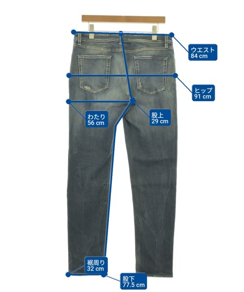 DOLCE&GABBANA（ドルチェアンドガッバーナ）デニムパンツ 紺 サイズ:52(XXL位) メンズ/2200731154142
