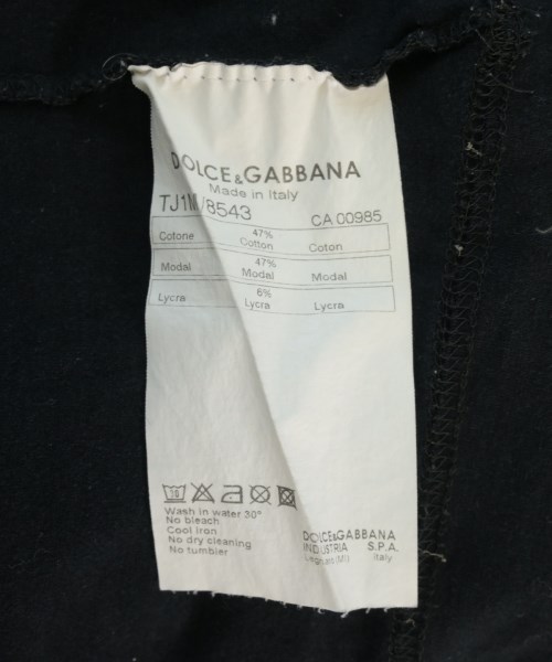 DOLCE&GABBANA（ドルチェアンドガッバーナ）タンクトップ 黒 サイズ:52(XXL位) メンズ/2200725986094