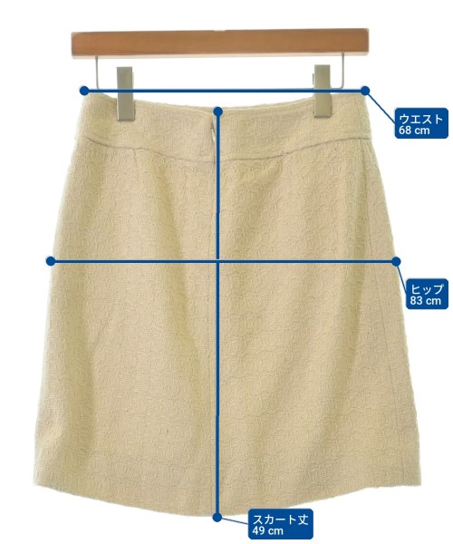 DOLCE&GABBANA（ドルチェアンドガッバーナ）ミニスカート 白 サイズ:38(S位) レディース/2200720310078