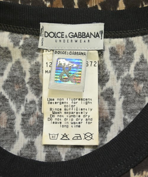 DOLCE&GABBANA（ドルチェアンドガッバーナ）Tシャツ・カットソー 茶 サイズ:-(XS位) メンズ/2200727905161