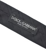 DOLCE&GABBANA（ドルチェアンドガッバーナ）ネクタイ 黒 サイズ:- メンズ/2200725323172