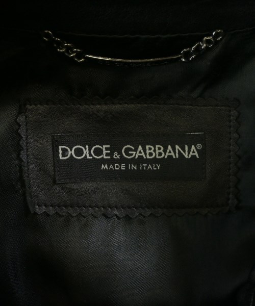 DOLCE&GABBANA（ドルチェアンドガッバーナ）ライダース 黒 サイズ:50(XL位) メンズ/2200733776014