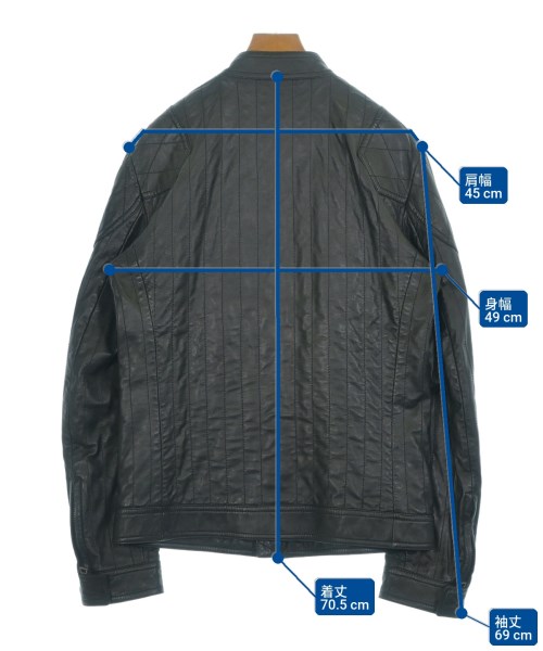 DOLCE&GABBANA（ドルチェアンドガッバーナ）ライダース 黒 サイズ:50(XL位) メンズ/2200733776014
