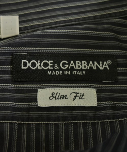 DOLCE&GABBANA（ドルチェアンドガッバーナ）ドレスシャツ 黒 サイズ:38(S位) メンズ/2200734251046