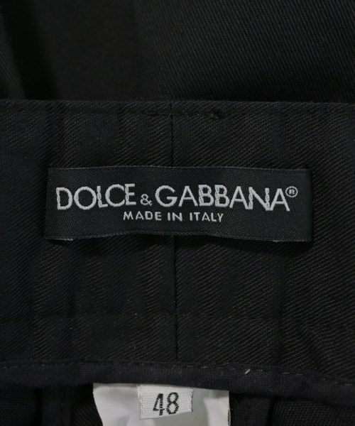 DOLCE&GABBANA（ドルチェアンドガッバーナ）チノパン 黒 サイズ:48(L位) メンズ/2200734559203