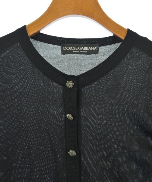 DOLCE&GABBANA（ドルチェアンドガッバーナ）カーディガン 黒 サイズ:42(L位) レディース/2200729162074